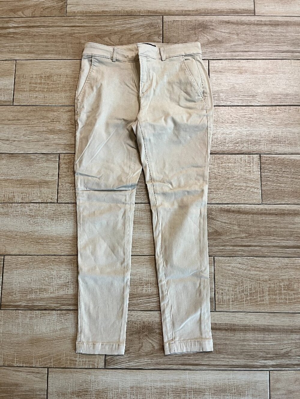 Womens Banana Republic Khaki Sloan Fit Pants - 0